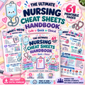 61-page nursing cheat sheets bundle PDF for nursing students